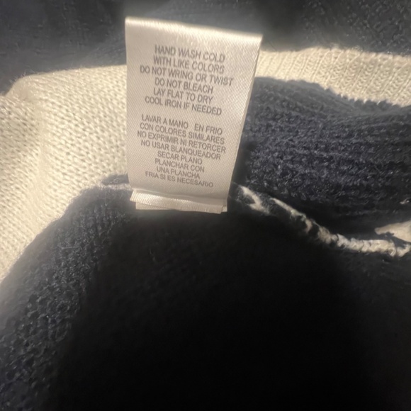 Ugly Christmas Sweater  Karen Scott XL Black Snowmen Snowflakeslong sleeve cute - Picture 6 of 10